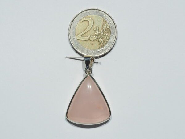 Pendentif n°4 Quartz rose & Argent 925 – Image 10