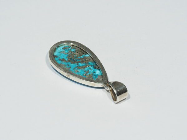 Pendentif n°1 Turquoise Pyrite & Argent 925 – Image 10