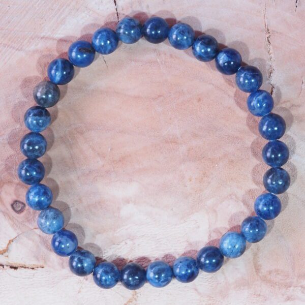 Bracelet Sodalite foncée perles 6 mm – Image 5